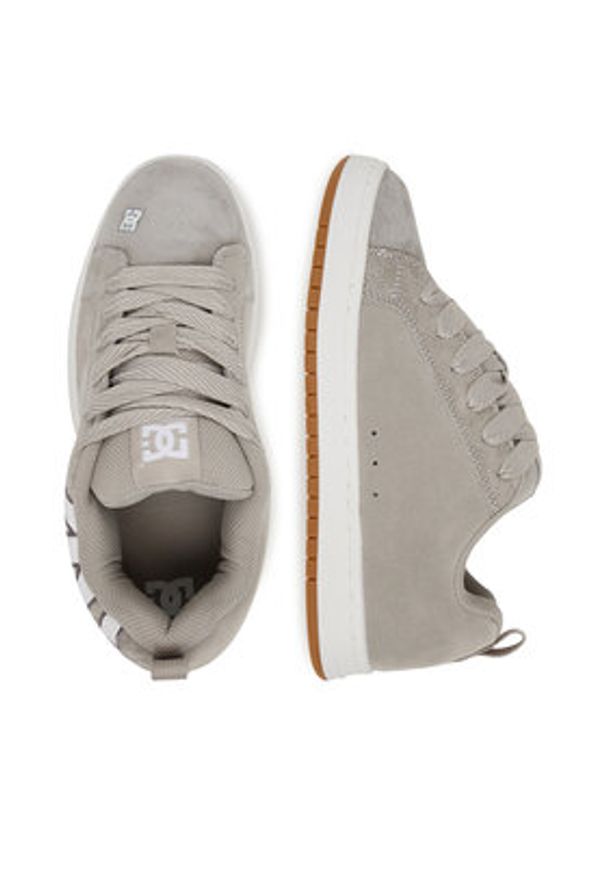 DC Shoes Sneakersy V5-10116 Szary. Kolor: szary. Materiał: zamsz, skóra