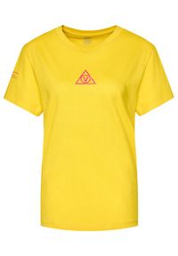 Vans T-Shirt Tri Boyfriend VN0A4SCY Żółty Regular Fit. Kolor: żółty. Materiał: bawełna