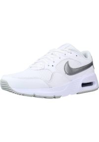 Buty do chodzenia Nike Air Max SC. Zapięcie: sznurówki. Kolor: biały, wielokolorowy, beżowy. Materiał: materiał, syntetyk, tkanina. Szerokość cholewki: normalna. Model: Nike Air Max. Sport: turystyka piesza