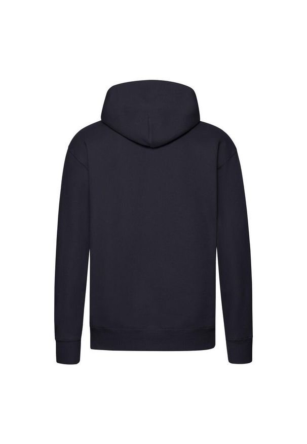 FRUIT OF THE LOOM - Męska Bluza Z Kapturem Premium. Typ kołnierza: kaptur. Kolor: niebieski