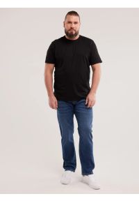 Big-Star - Jeansy męskie z prostą nogawką granatowe Trent 481. Stan: podwyższony. Kolor: niebieski. Styl: klasyczny #3