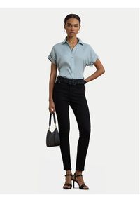 Lauren Ralph Lauren - LAUREN RALPH LAUREN Koszula 200699152054 Błękitny Relaxed Fit. Kolor: niebieski. Materiał: len #4