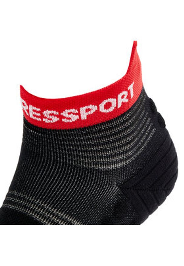 Compressport Skarpety krótkie Pro Racing Socks V4.0 Run Low XU00047B Czarny. Kolor: czarny. Materiał: nylon, poliamid. Sport: bieganie