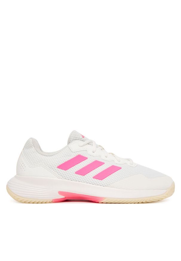 Adidas - adidas Buty do tenisa Gamecourt 2.0 JP7723 Biały. Kolor: biały. Materiał: materiał. Sport: tenis