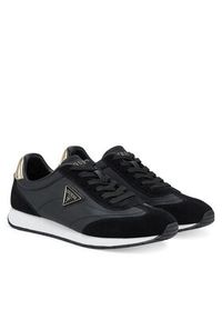 Guess Sneakersy FLJJOG SUE12 Czarny. Kolor: czarny. Materiał: skóra
