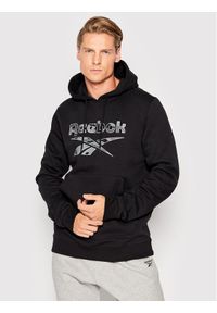 Reebok Bluza Identity Big Logo HE8174 Czarny Regular Fit. Kolor: czarny. Materiał: bawełna #1