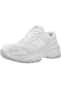Guess - Kapcie GUESS FLFSAM FAL12 Biały. Kolor: biały. Materiał: syntetyk, tkanina. Styl: sportowy