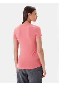 Guess T-Shirt W2YI44 J1314 Koralowy Regular Fit. Kolor: pomarańczowy. Materiał: bawełna