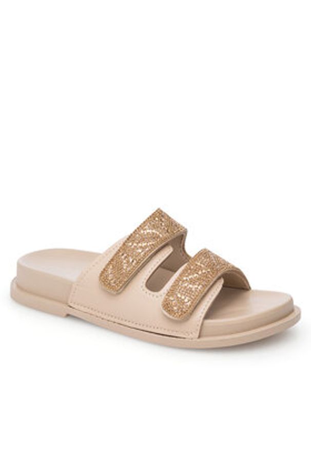 Jenny Fairy Klapki WFA2751-1 Złoty. Kolor: złoty. Materiał: syntetyk