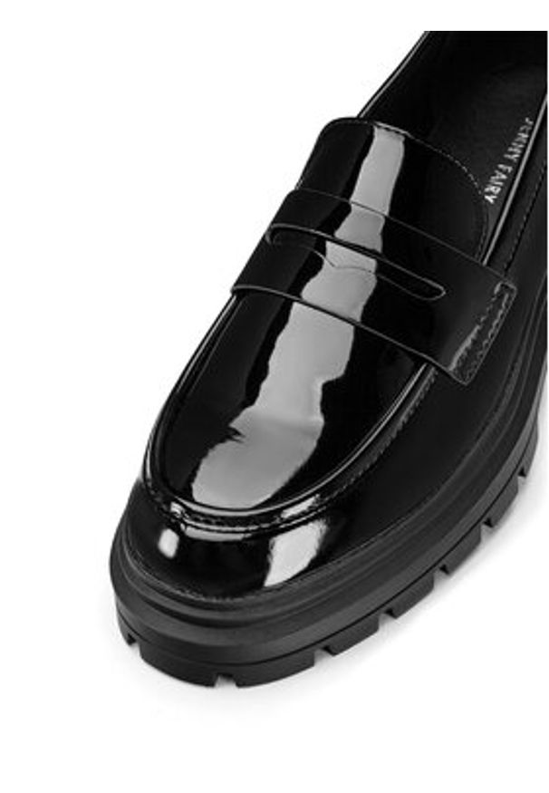 Jenny Fairy Loafersy HY58682-8A Czarny. Kolor: czarny. Materiał: skóra