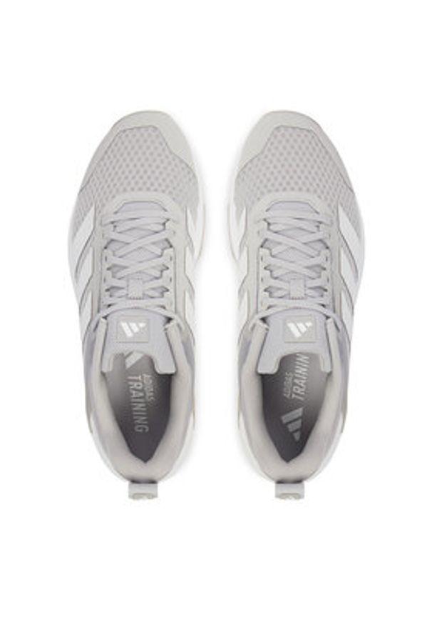 Adidas - adidas Buty na siłownię Dropset Control JR9291 Szary. Kolor: szary. Materiał: materiał. Sport: fitness