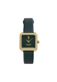 U.S. Polo Assn. Zegarek Brigitte USP8480GR Zielony. Kolor: zielony. Materiał: skóra #1