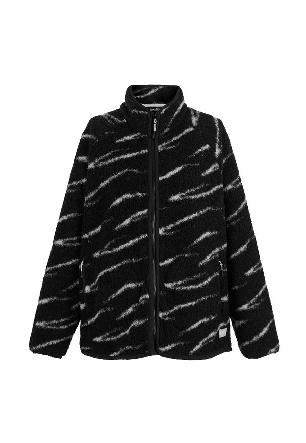 Regatta - Bluza Polarowa Damska Abstrakcja Borg Pełen Suwak Frankie. Kolor: wielokolorowy, biały, czarny. Materiał: polar. Wzór: abstrakcja. Sezon: zima. Styl: sportowy. Sport: turystyka piesza