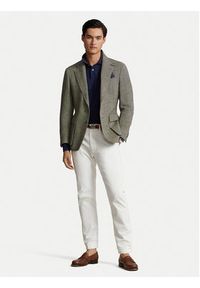 Polo Ralph Lauren Polo 710680790046 Granatowy Custom Slim Fit. Typ kołnierza: polo. Kolor: niebieski. Materiał: bawełna #3