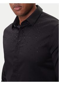 Armani Exchange Koszula XM001504 AF10192 UC001 Czarny Regular Fit. Kolor: czarny. Materiał: bawełna #5