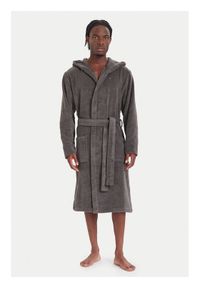 TOMMY HILFIGER - Tommy Hilfiger Szlafrok Icon Hooded Bathrobe 2S87905573 Szary. Kolor: szary. Materiał: bawełna #1