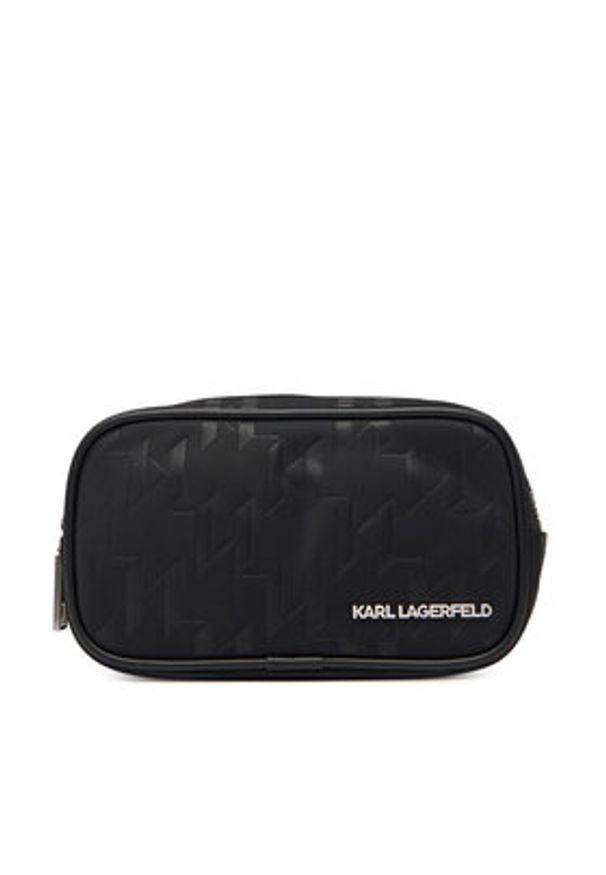 Karl Lagerfeld - KARL LAGERFELD Saszetka nerka A3M30165 Czarny. Kolor: czarny. Materiał: materiał