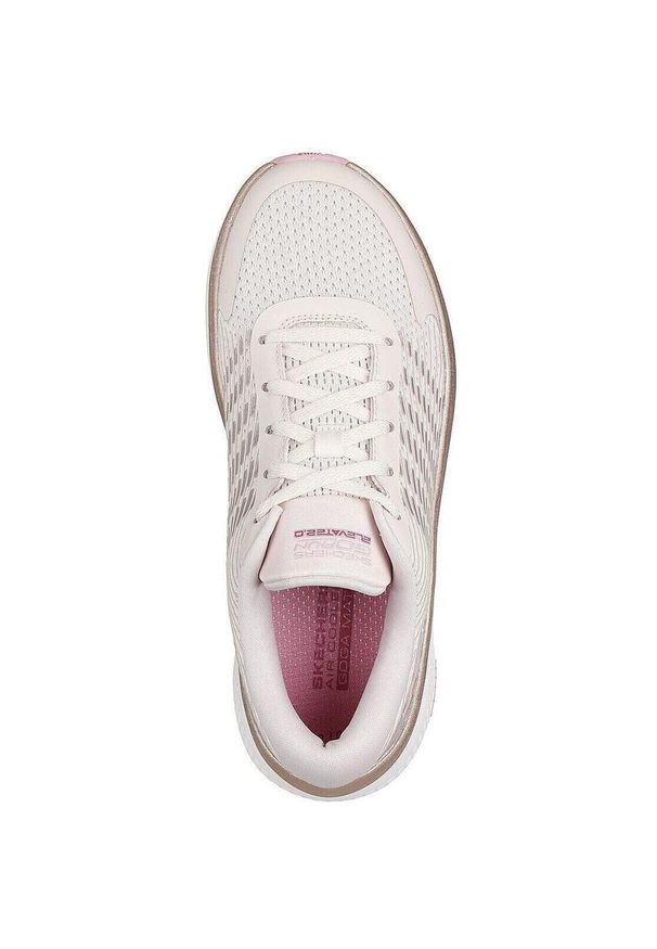 skechers - Adidasy Skechers Go Run Elevate 2.0, Kobiety. Kolor: różowy. Materiał: materiał. Sport: bieganie