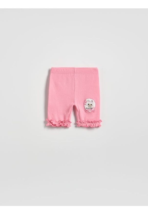 Reserved - Szorty Koci Domek Gabi - różowy. Kolor: różowy. Materiał: bawełna