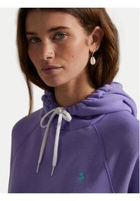 Polo Ralph Lauren Bluza 211971691005 Fioletowy Relaxed Fit. Typ kołnierza: polo. Kolor: fioletowy. Materiał: bawełna #5