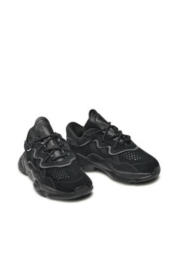 Adidas - adidas Sneakersy Ozweego C EF6298 Czarny. Kolor: czarny. Materiał: zamsz, skóra