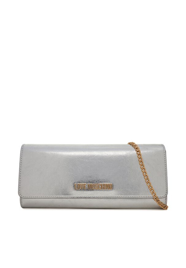Love Moschino - LOVE MOSCHINO Torebka JC4099PP0NKW0902 Srebrny. Kolor: srebrny. Materiał: skórzane