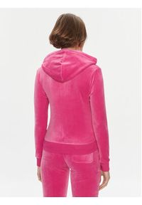 Juicy Couture Bluza Robertson JCAP176 Różowy Slim Fit. Kolor: różowy. Materiał: syntetyk #4