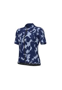 ALÉ CYCLING - Koszulka rowerowa damska Alé Cycling Solid Flower. Kolor: niebieski