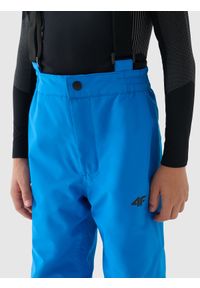 4f - 4F Spodnie narciarskie membrana 5000 chłopięce - niebieskie 140 (9-10 lat). Kolor: niebieski. Materiał: tkanina, poliester, dzianina, materiał. Sezon: lato. Sport: narciarstwo #2