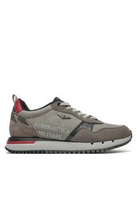 Sneakersy Aeronautica Militare. Kolor: szary