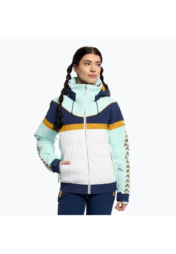 Roxy - Kurtka snowboardowa damska ROXY Peak Chic Insulated. Kolor: wielokolorowy. Materiał: poliester. Sport: snowboard