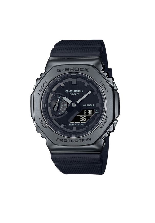G-Shock Zegarek GM-2100BB-1AER Czarny. Kolor: czarny. Materiał: syntetyk