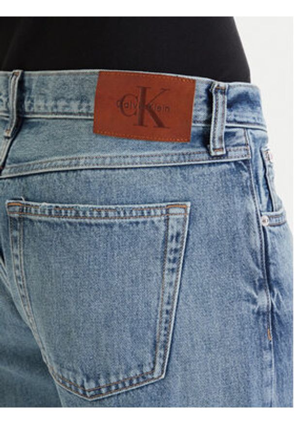 Calvin Klein Jeans Jeansy 90S LV04RF725G Niebieski Straight Fit. Kolor: niebieski