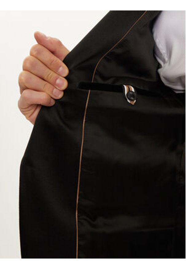 BOSS - Boss Marynarka H-Hutson-Tux-231 50484709 Zielony Slim Fit. Kolor: zielony. Materiał: bawełna