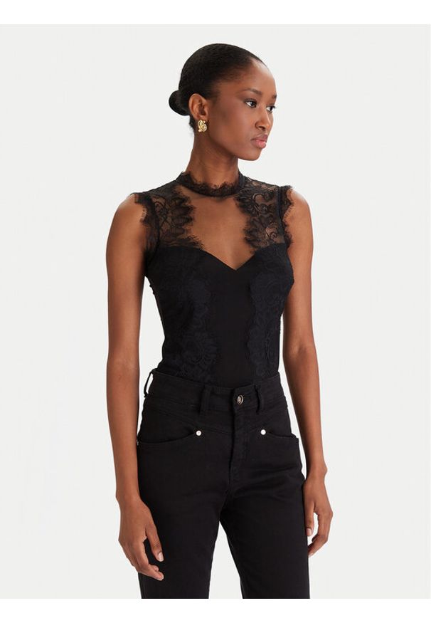 Rinascimento Body CFC0125003003 Czarny Slim Fit. Kolor: czarny. Materiał: syntetyk