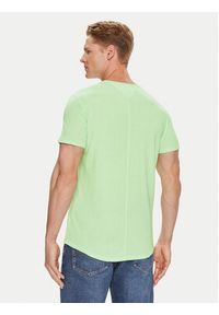 Tommy Jeans T-Shirt Jaspe DM0DM09586 Zielony Slim Fit. Kolor: zielony. Materiał: bawełna