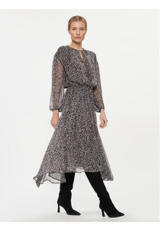Pepe Jeans Sukienka codzienna Alicia PL953436 Czarny Regular Fit. Okazja: na co dzień. Kolor: czarny. Materiał: syntetyk. Typ sukienki: proste. Styl: casual
