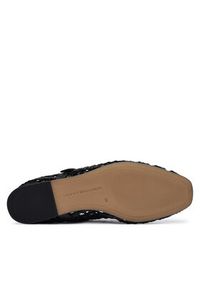 TOMMY HILFIGER - Tommy Hilfiger Baleriny Mary Jane Ballerinas FW0FW09244 Czarny. Kolor: czarny. Materiał: skóra #3