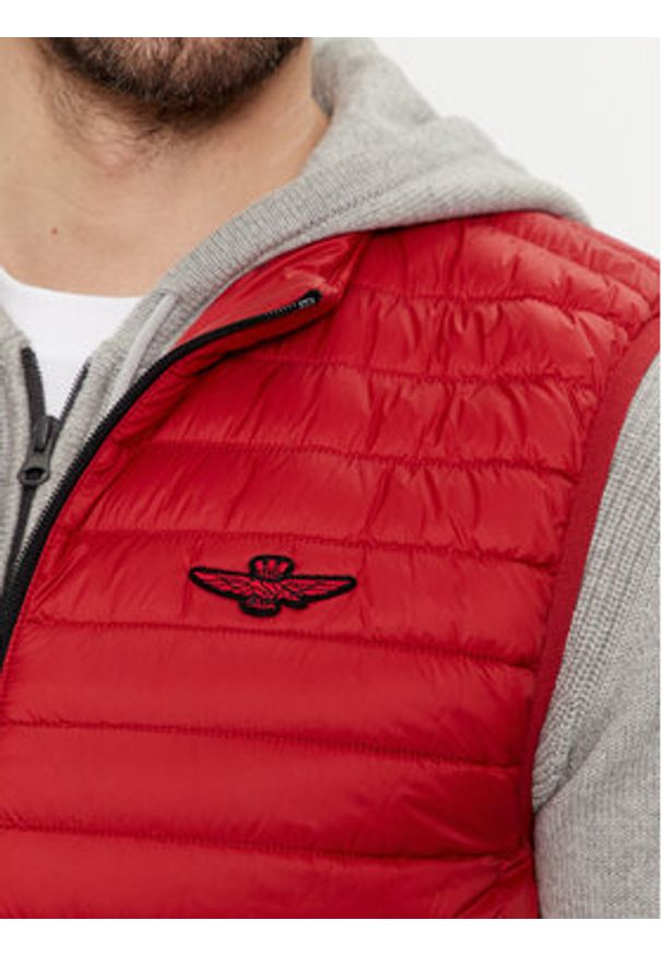 Aeronautica Militare Kamizelka 241AB2143CT3246 Czerwony Regular Fit. Kolor: czerwony. Materiał: syntetyk