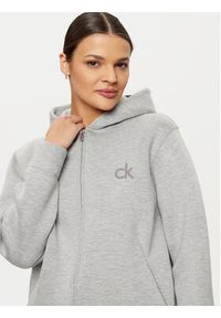 Calvin Klein Bluza K20K208087 Szary Relaxed Fit. Kolor: szary. Materiał: wiskoza