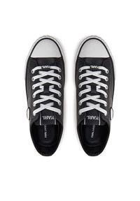 Karl Lagerfeld - KARL LAGERFELD Trampki Kampus Max KL60425T Czarny. Kolor: czarny. Materiał: skóra