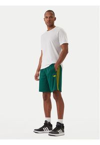 Adidas - adidas Szorty sportowe Firebird Engineered Stripes KS5504 Zielony Regular Fit. Kolor: zielony. Materiał: syntetyk. Styl: sportowy #3