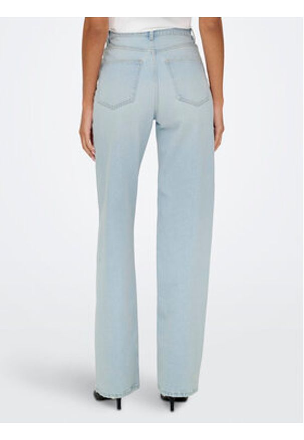 only - ONLY Jeansy Juicy 15359784 Niebieski Wide Leg. Kolor: niebieski