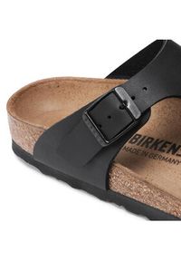 Birkenstock Japonki Gizeh 0043693 Czarny. Kolor: czarny. Materiał: skóra #4