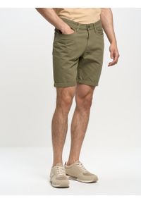 Big-Star - Szorty męskie jeansowe Aden 830. Kolor: zielony. Materiał: jeans. Styl: elegancki, sportowy #5