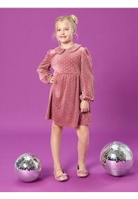 Sinsay - Sukienka babydoll - różowy. Kolor: różowy