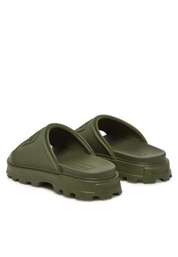 Hunter Klapki HFRU0007251 Zielony. Kolor: zielony