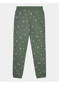 GAP - Gap Spodnie dresowe 789599-00 Zielony Regular Fit. Kolor: zielony. Materiał: bawełna