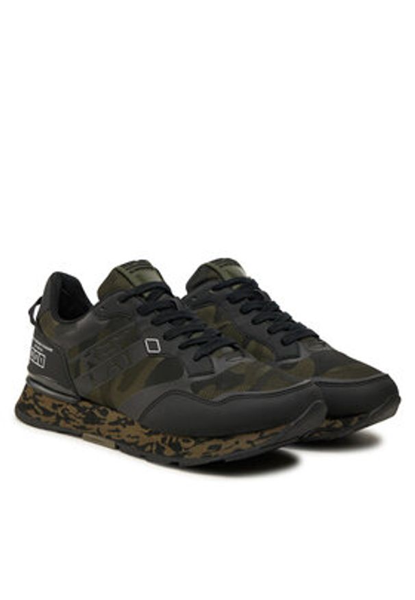 Replay - REPLAY Sneakersy Arthur Hidden Camo Patterned Sneakers GMS68.000.C0090T Zielony. Kolor: zielony. Materiał: materiał