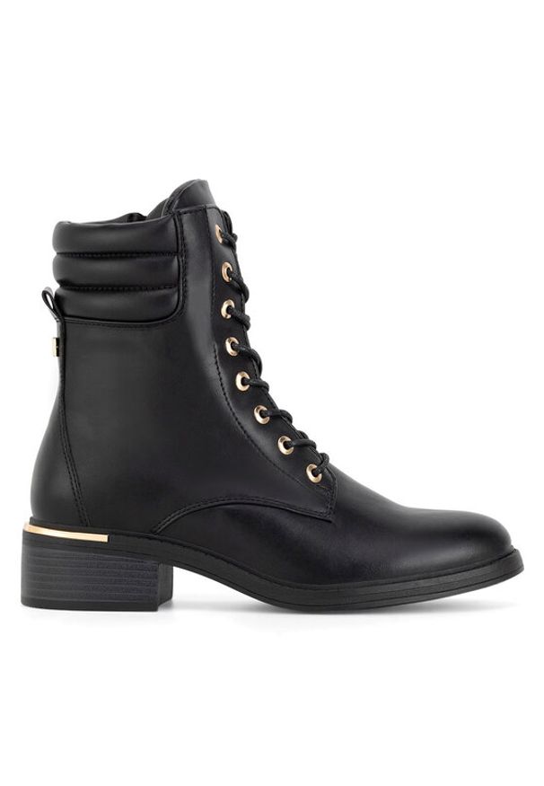 Jenny Fairy Trzewiki WS5122-20 Czarny. Kolor: czarny. Materiał: materiał